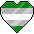 greyaromantic heart